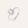Anello Solitario Silver Elegance Argento Rodiato Cubic Zirconia