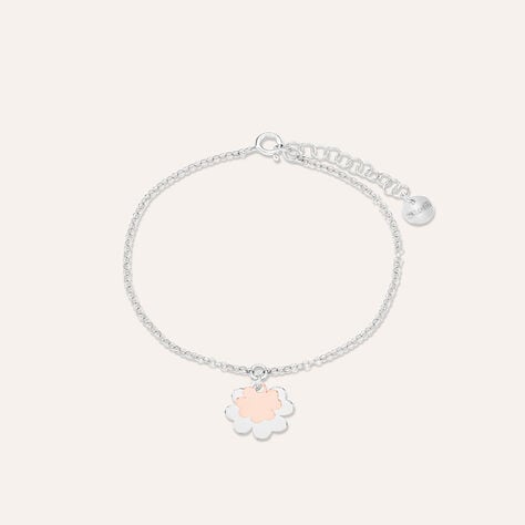Bracciale Silver Collection Argento Bicolore Bianco / Rosa - Bracciali Donna | Stroili