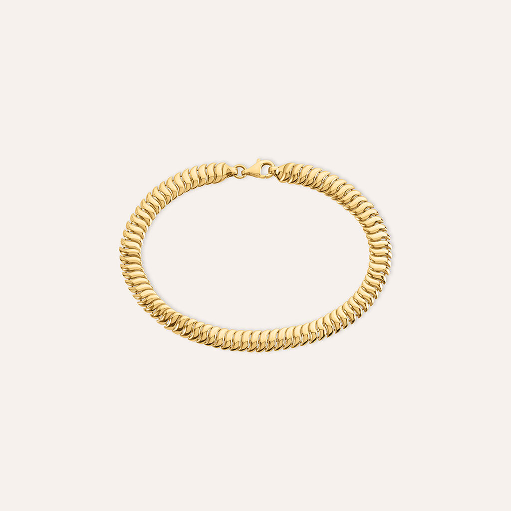 Bracciale Catena Desideria Argento Nobile Dorato