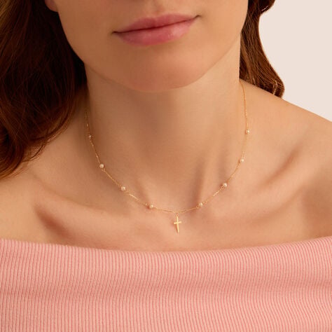 Collana Holy Oro Giallo Perla D'Acqua Dolce - Collane Donna | Stroili