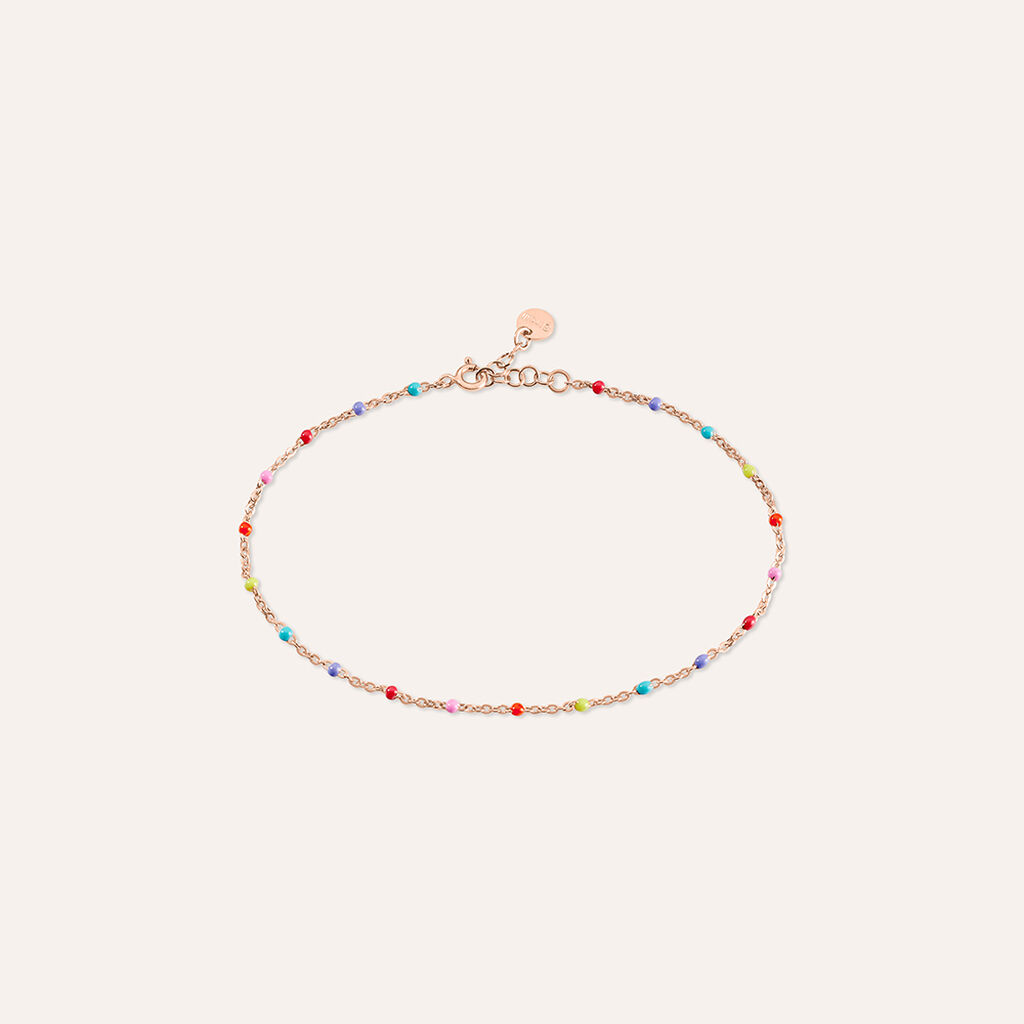 Cavigliera Silver Collection Argento Rodiato Pietra sintetica