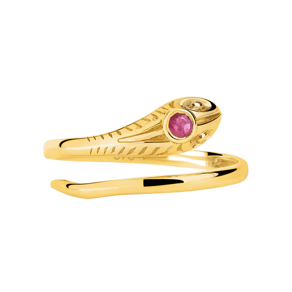 Anello Fantasia Mon Petit Oro Giallo Rubino - Anelli con Pietre Bambino | Stroili