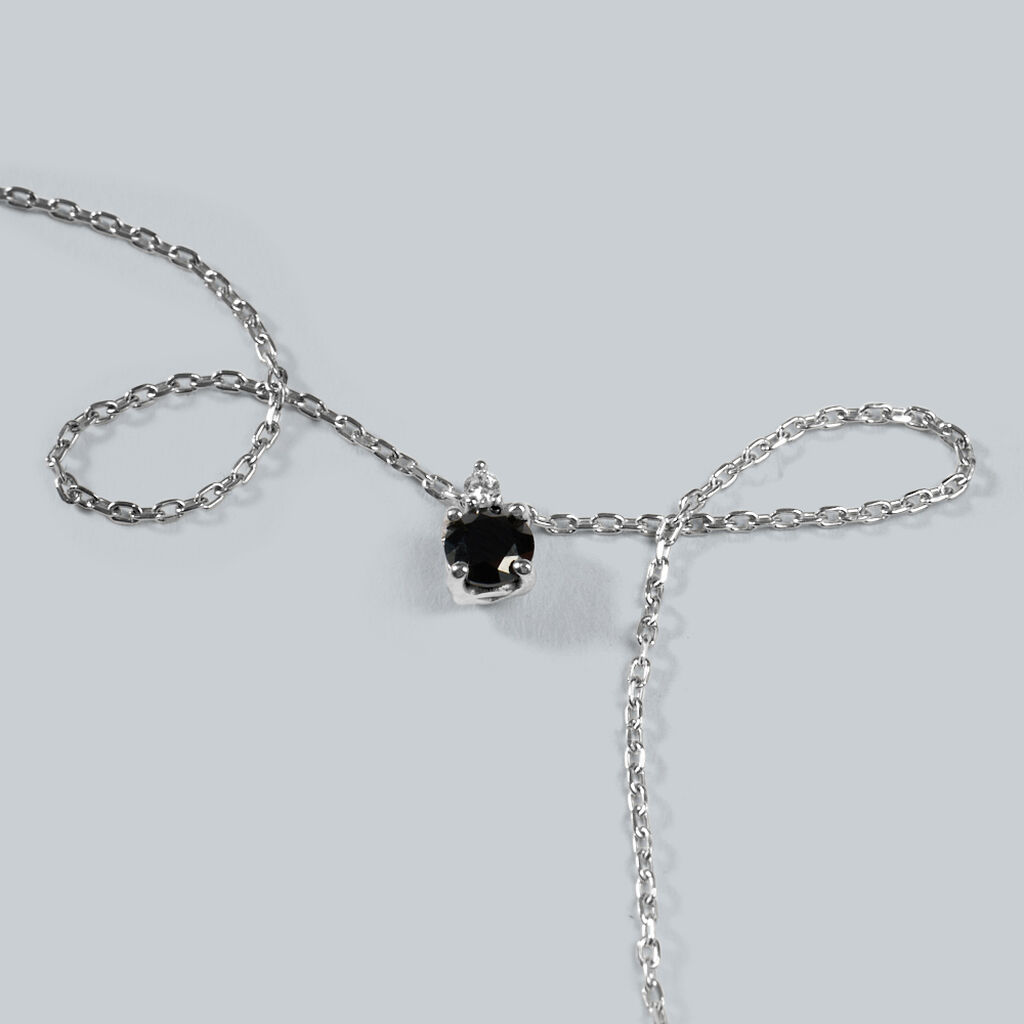 Collana Punto Luce Silver Elegance Argento Rodiato Cubic Zirconia