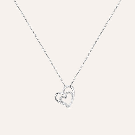 Collana Sophia Oro Bianco Diamante - Collane Donna | Stroili
