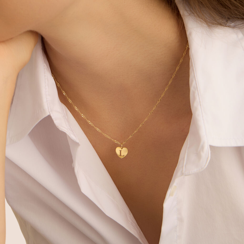 Pendente Poème Oro Giallo