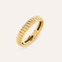 Anello Fascia Desideria Argento Nobile Dorato