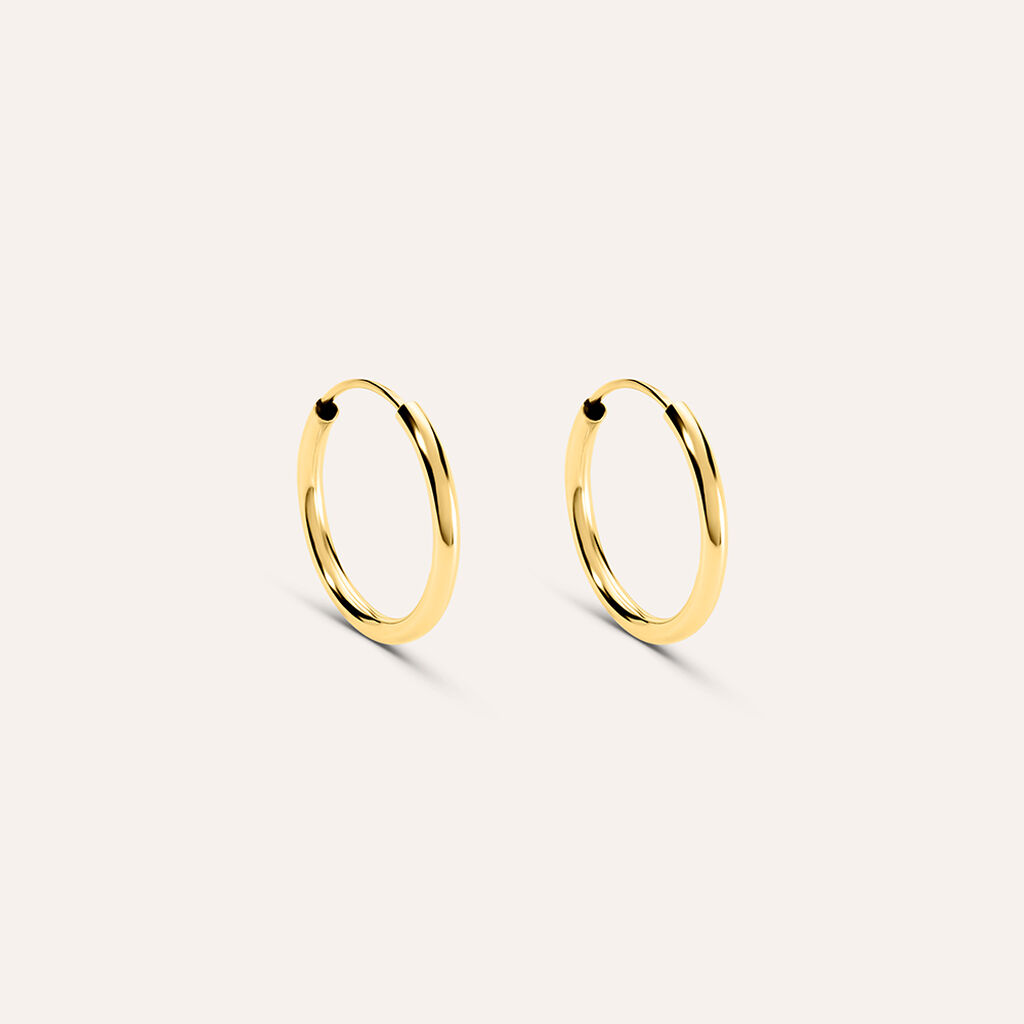 Orecchini A Cerchio Toujours Oro Giallo - Orecchini a Cerchio Donna | Stroili