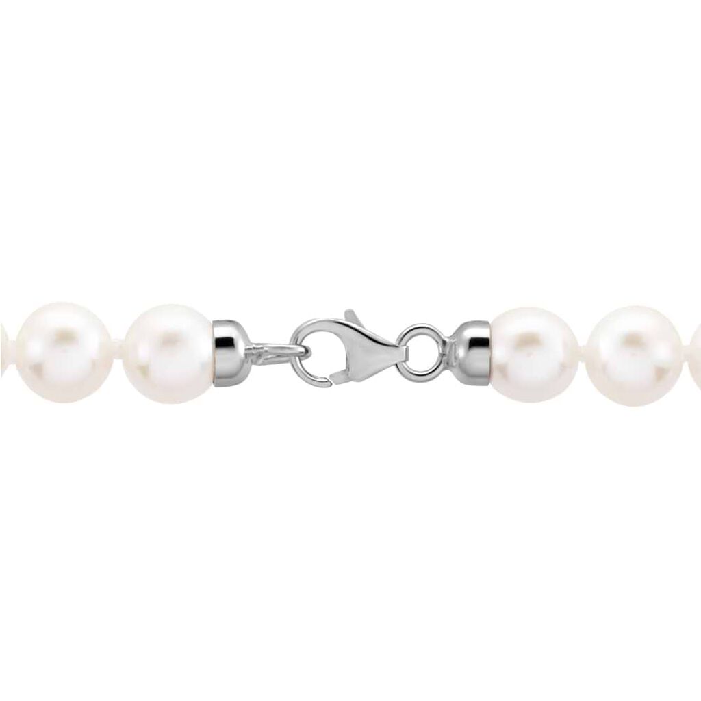 Bracciale Gabrielle Oro Bianco Perla D'Acqua Dolce Cristallo - Bracciali Donna | Stroili