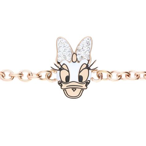 Bracciale Mickey Mouse & Friends Acciaio Rosa Cristallo - Bracciali Donna | Stroili