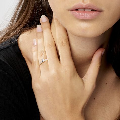 Anello Solitario Claire Oro Giallo Cubic Zirconia - Anelli con Pietre Donna | Stroili