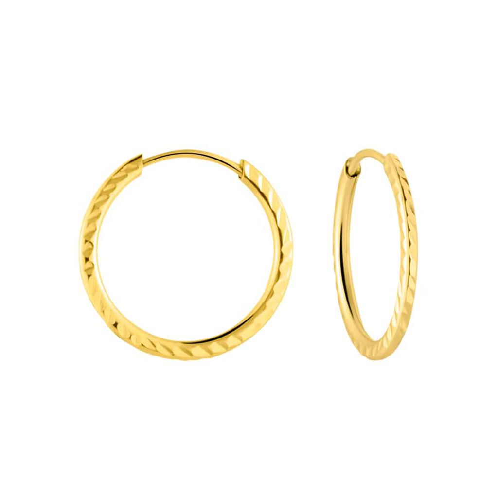 Orecchini A Cerchio Toujours Oro Giallo - Orecchini a Cerchio Donna | Stroili