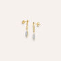 Orecchini Pendenti Crystal Gold Oro Giallo Cristallo