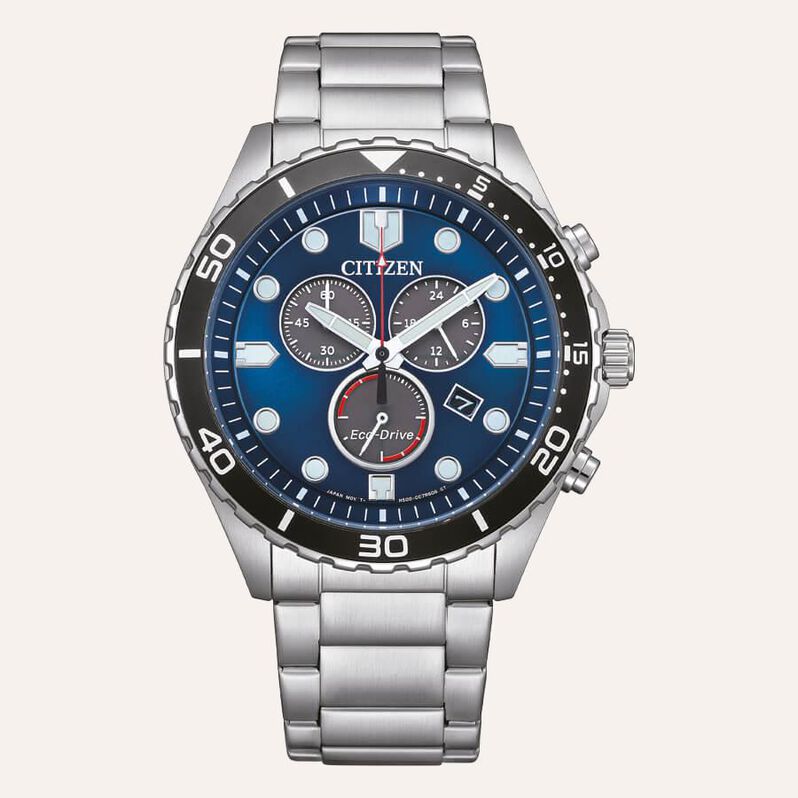 Orologio Eco Drive Citizen Ore Felici At2560-84l - Orologi con Datario Uomo | Stroili