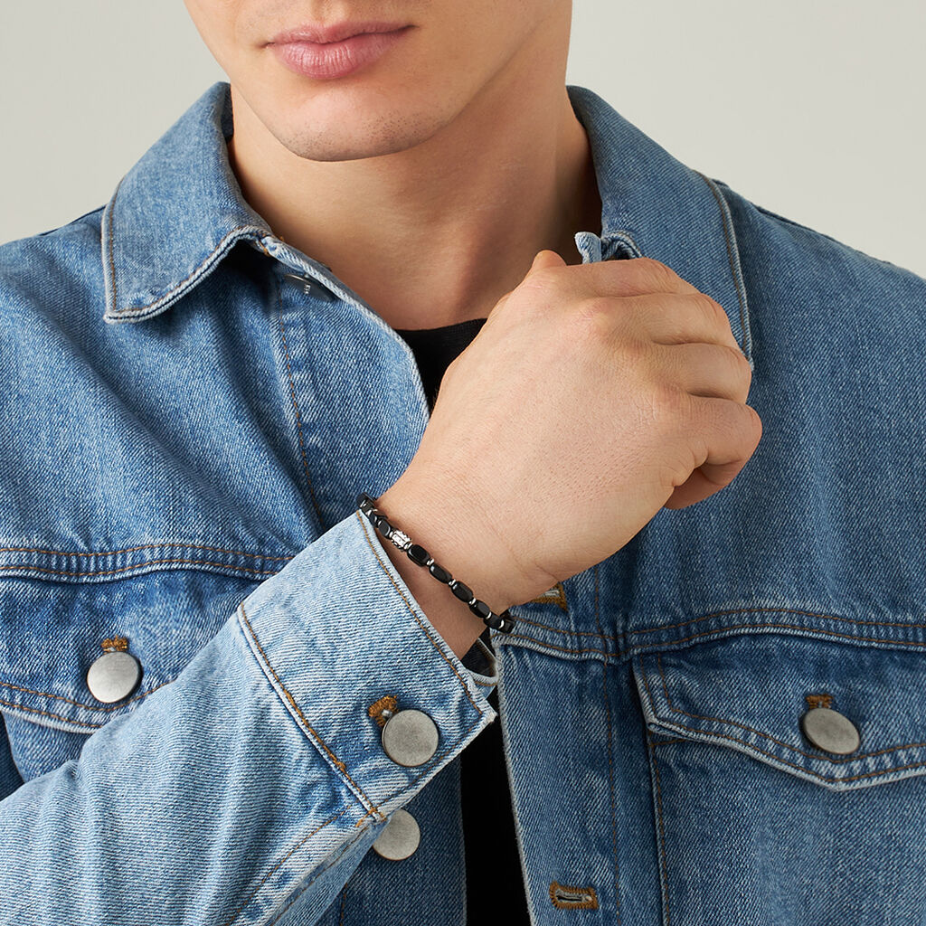 Bracciale Man Code Acciaio - Bracciali Uomo | Stroili