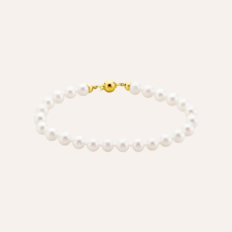 Bracciale Gabrielle Oro Giallo Perla D'Acqua Dolce - Bracciali Donna | Stroili