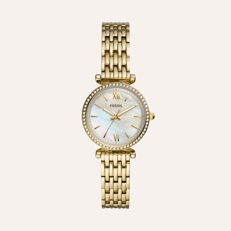 Orologio Donna Fossil Carlie Mini quadrante bianco ES4735 - Orologi Donna | Stroili