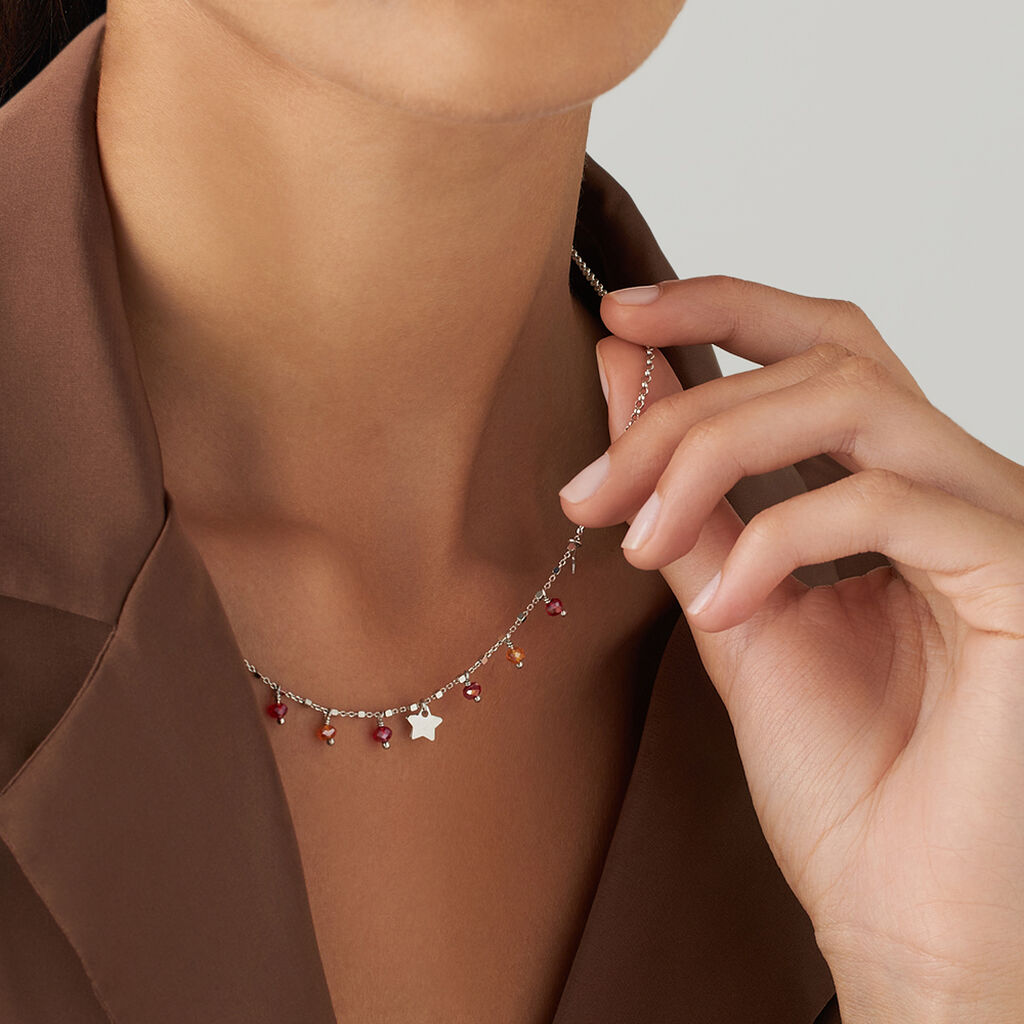 Collana Silver Collection Argento Rodiato Pietra sintetica - Collane Donna | Stroili