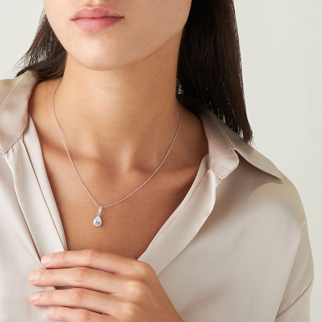 Collana Punto Luce Silver Elegance Argento Rodiato Cubic Zirconia - Collane Punto Luce Donna | Stroili