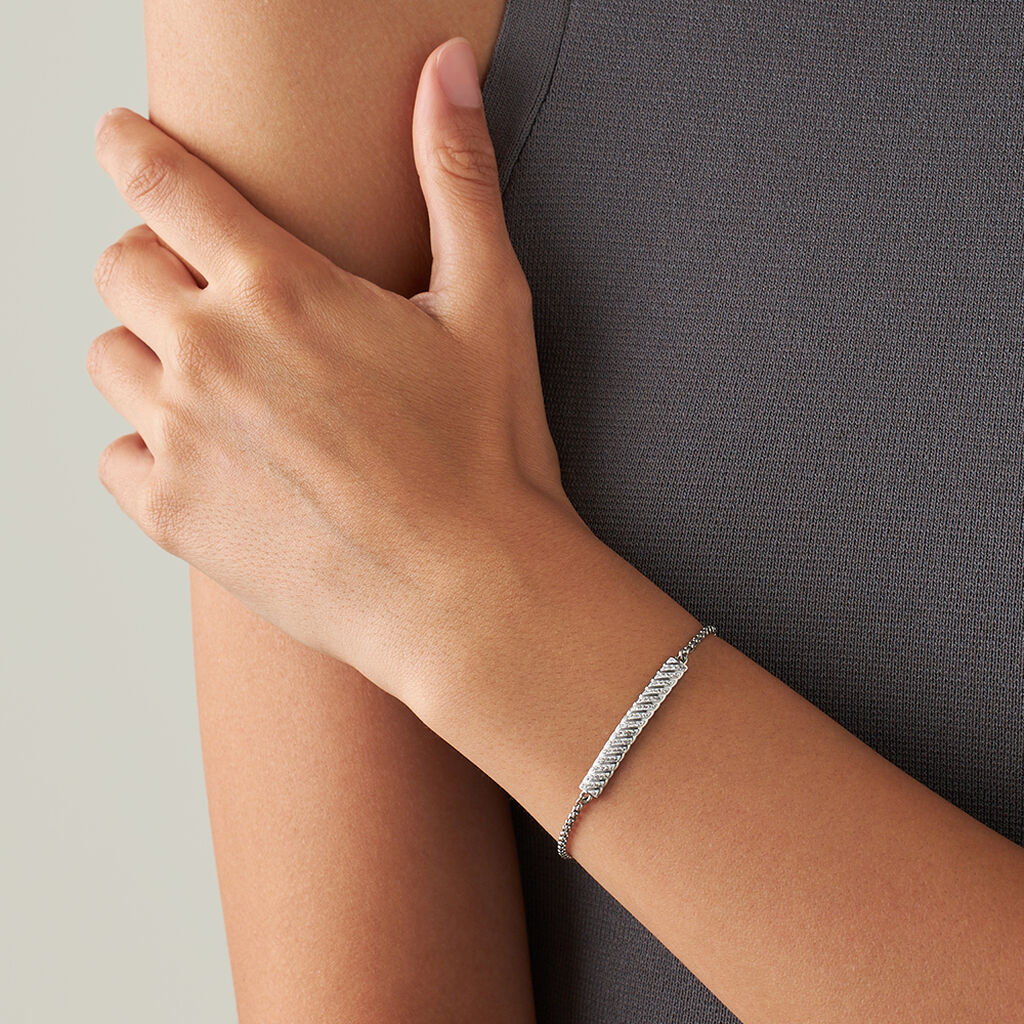Bracciale Lady Phantasya Acciaio Cristallo - Bracciali Donna | Stroili