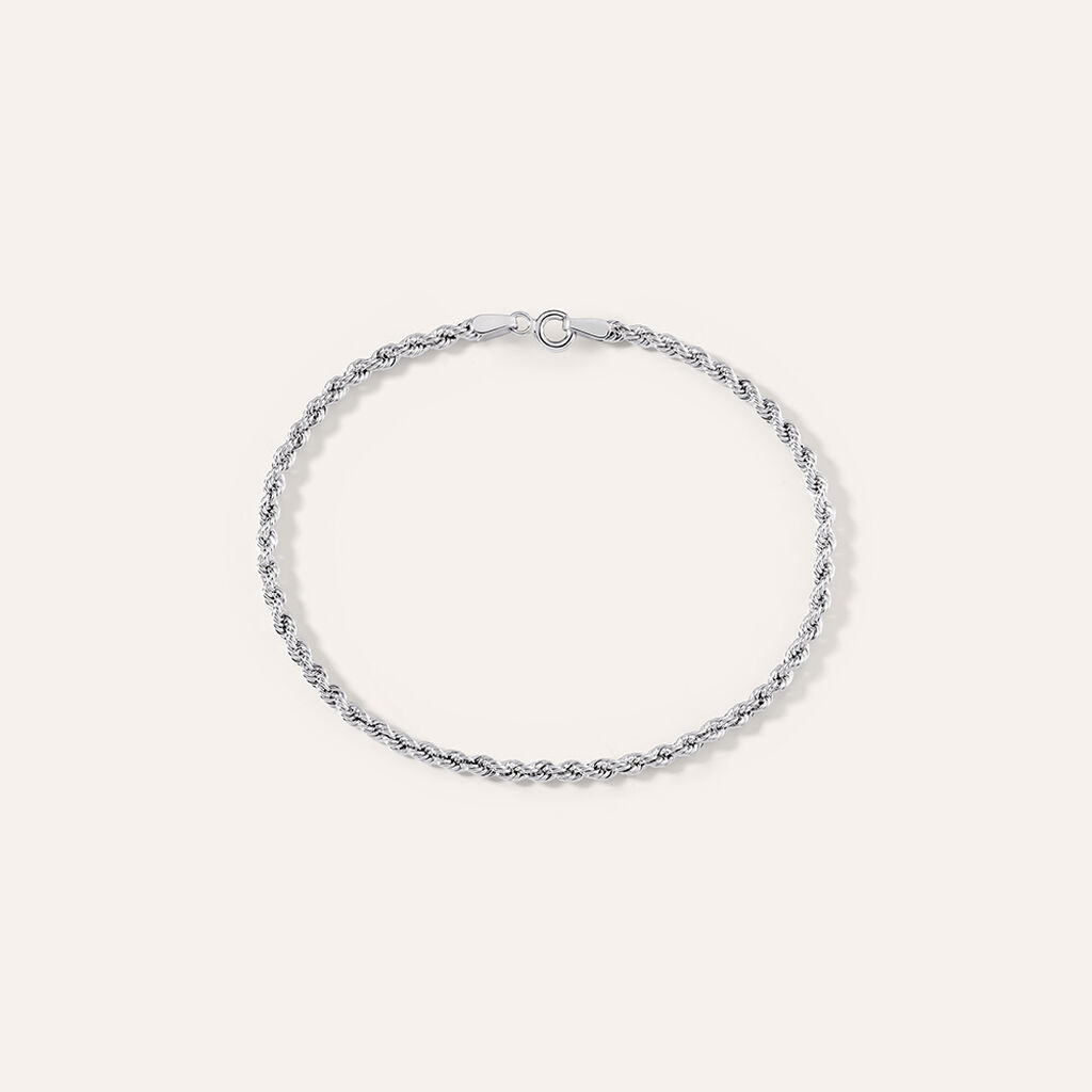 Bracciale Catena Colette Oro Bianco - Bracciali Donna | Stroili