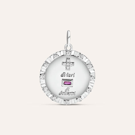 Pendente Love Beats Argento Rodiato Cubic Zirconia - Ciondoli Unisex | Stroili