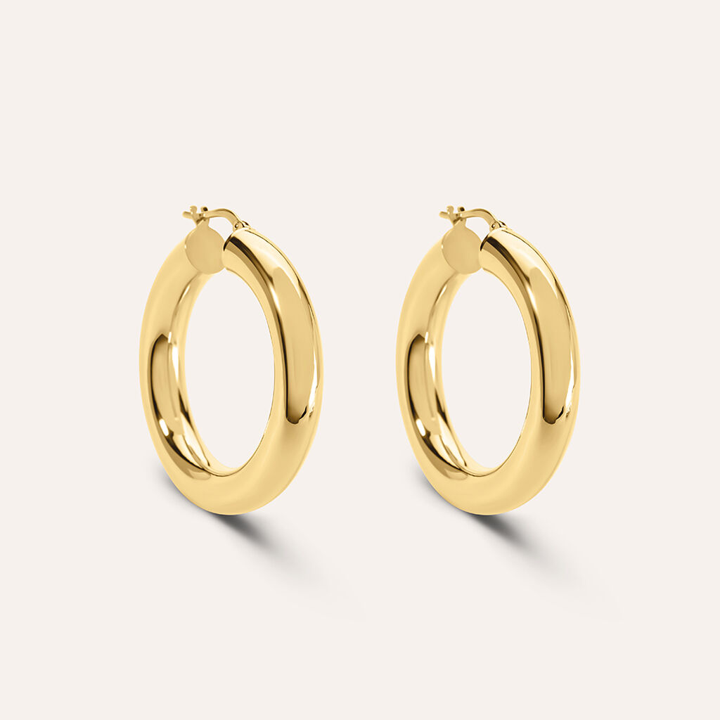 Orecchini A Cerchio Toujours Oro Giallo