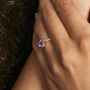 Anello Am&eacute;lie Oro Giallo Ametista Cubic Zirconia