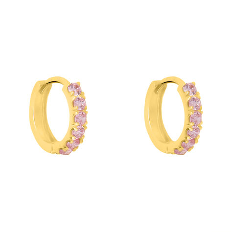 Orecchini A Cerchio Toujours Oro Giallo Cubic Zirconia - Orecchini a Cerchio Donna | Stroili