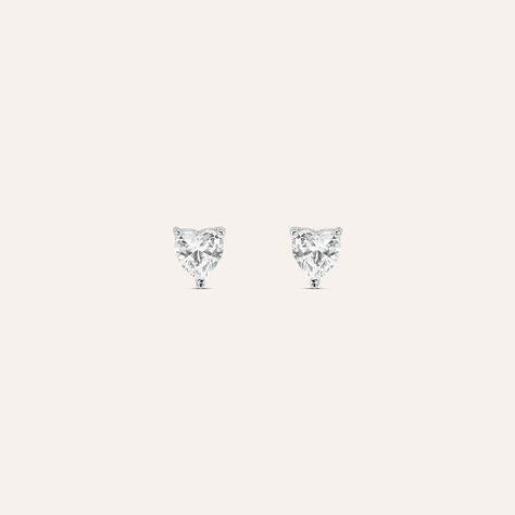 Orecchini Lobo Punto Luce Silver Elegance Argento Rodiato Cubic Zirconia - Orecchini a Lobo Donna | Stroili