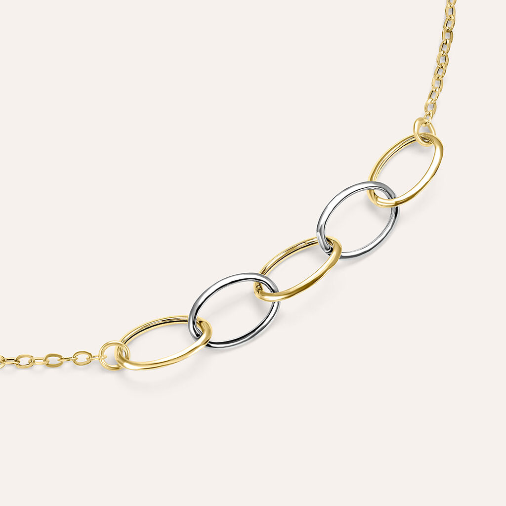 Bracciale Catena Beverly Oro Bicolore - Bracciali Amicizia Donna | Stroili