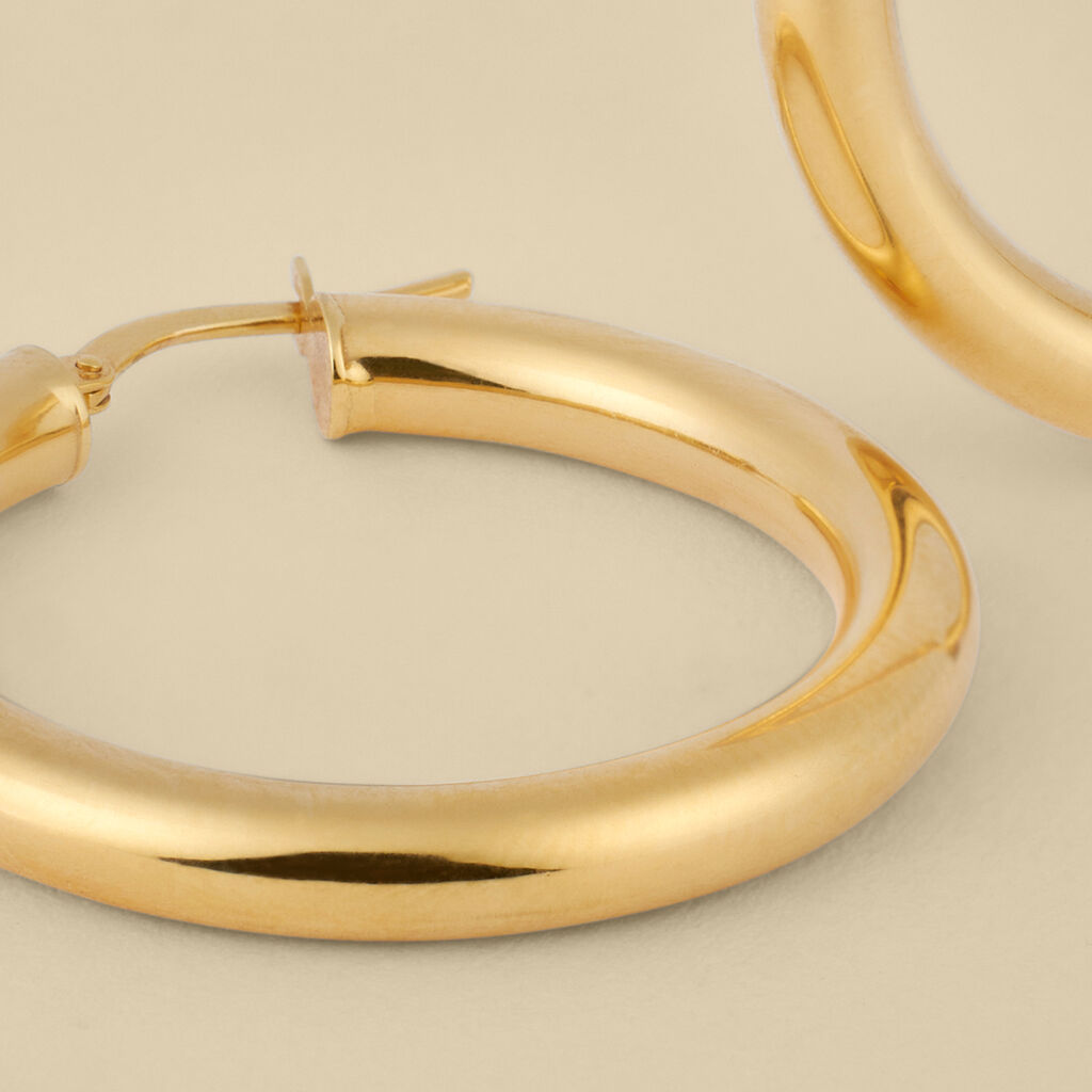 Orecchini A Cerchio Toujours Oro Giallo - Orecchini a Cerchio Donna | Stroili
