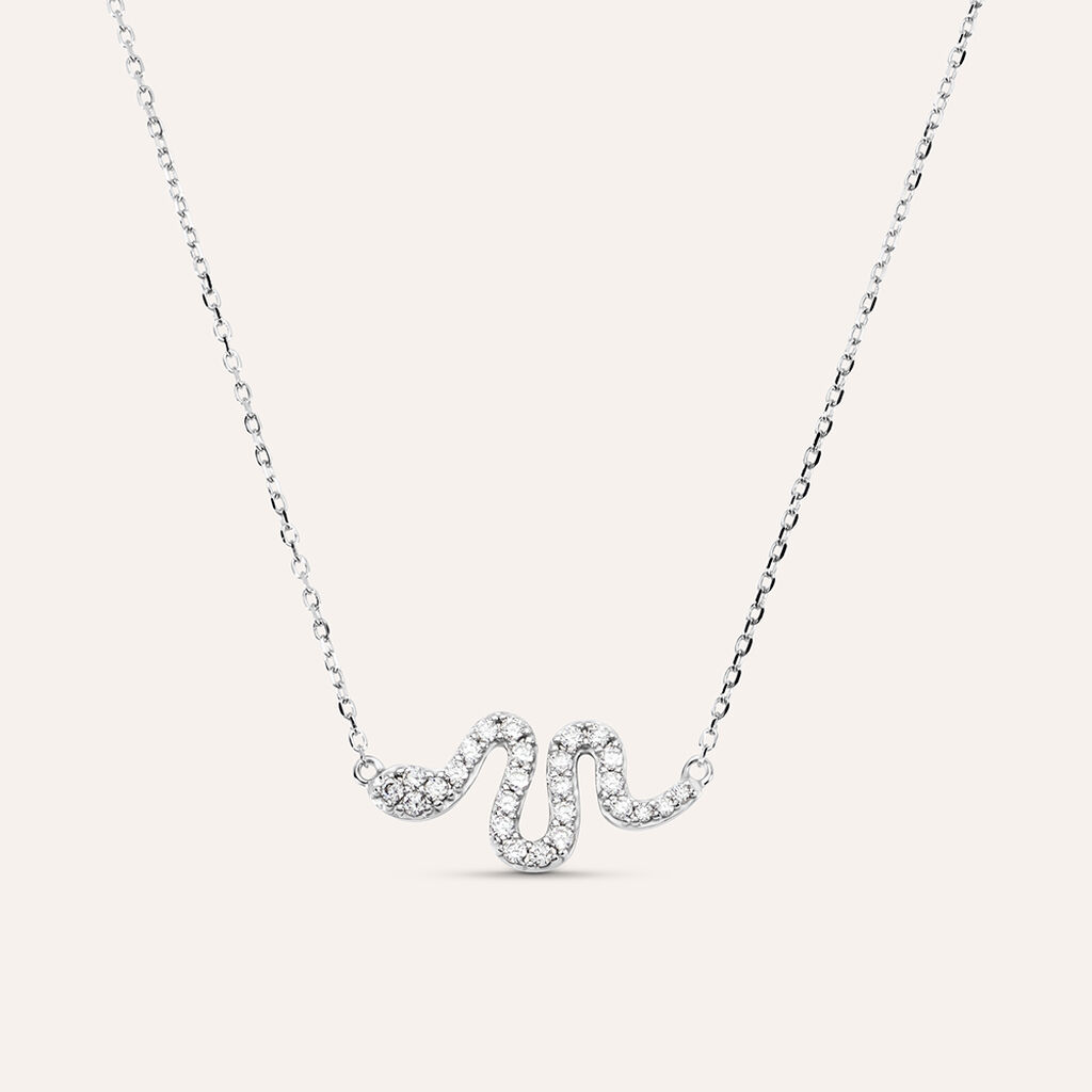 Collana Silver Moments Argento Rodiato Cubic Zirconia - Collane Donna | Stroili