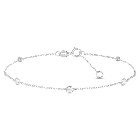 Bracciale Multi Punto Luce Claire Oro Bianco Cubic Zirconia - Bracciali Amicizia Donna | Stroili