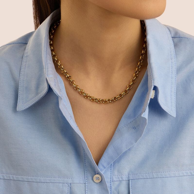 Collana Radiance Acciaio Dorato - Collane Donna | Stroili