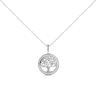 Collana Aura Acciaio Cristallo