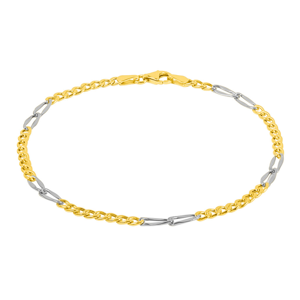 Bracciale Catena L'homme Or Oro Bicolore - Bracciali Uomo | Stroili
