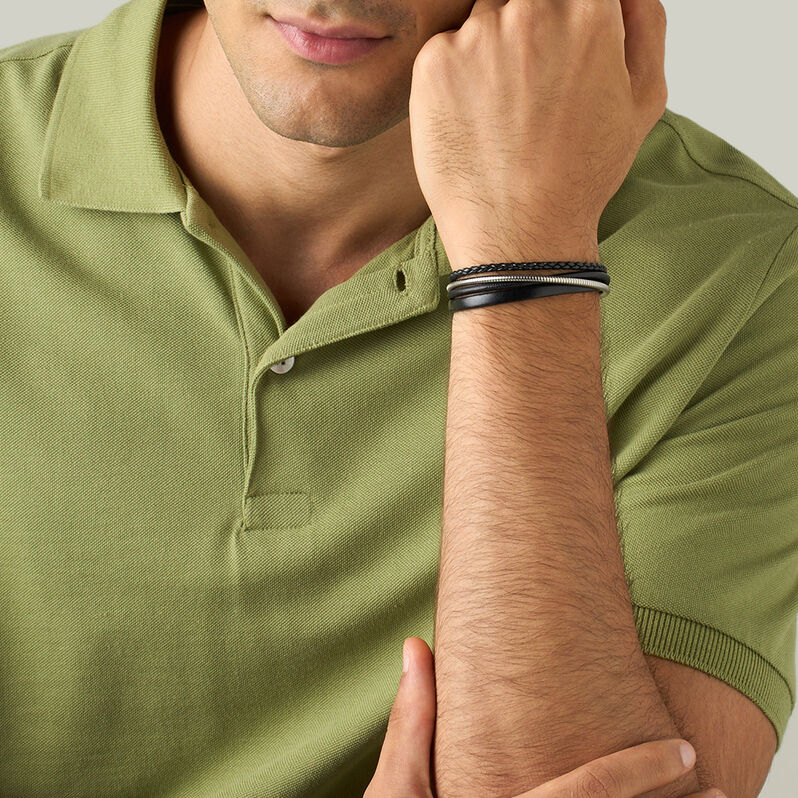 Bracciale Man Code Acciaio - Bracciali Uomo | Stroili