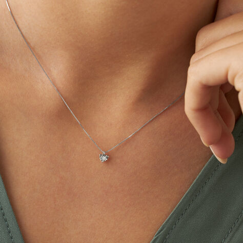 Collana Diamotion Oro Bianco Diamante - Collane Donna | Stroili