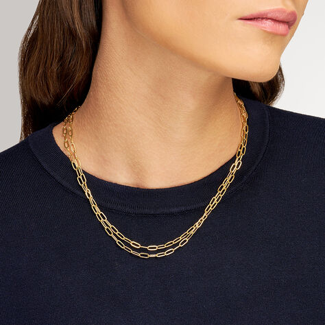 Collana Lady Code Acciaio Dorato - Collane Donna | Stroili