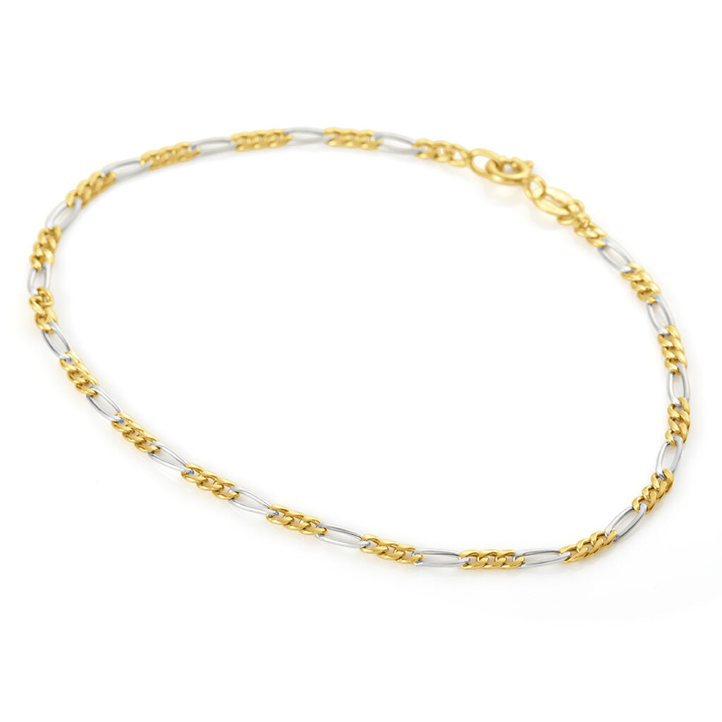 Bracciale Catena L'homme Or Oro Bicolore - Bracciali Uomo | Stroili