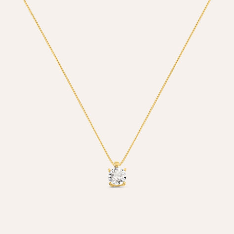 Collana Punto Luce Diamotion Oro Giallo Diamante - Collane Punto Luce Donna | Stroili