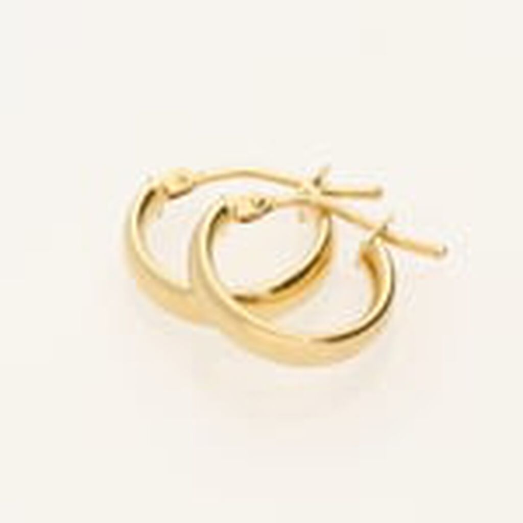 Orecchini A Cerchio Gold Essence Oro Giallo - Orecchini a Cerchio Donna | Stroili