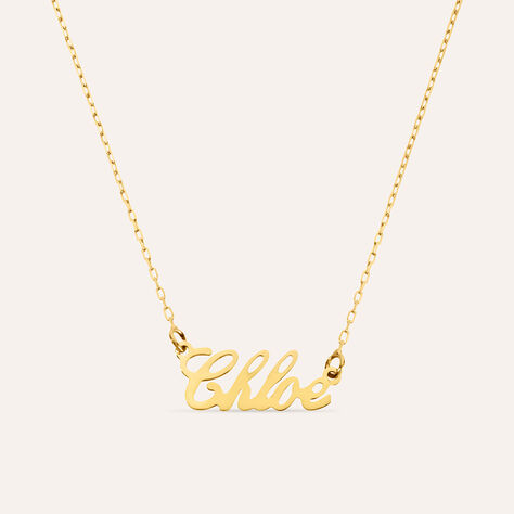Collana Chloe Gold Names Oro Giallo - Collane Unisex | Stroili