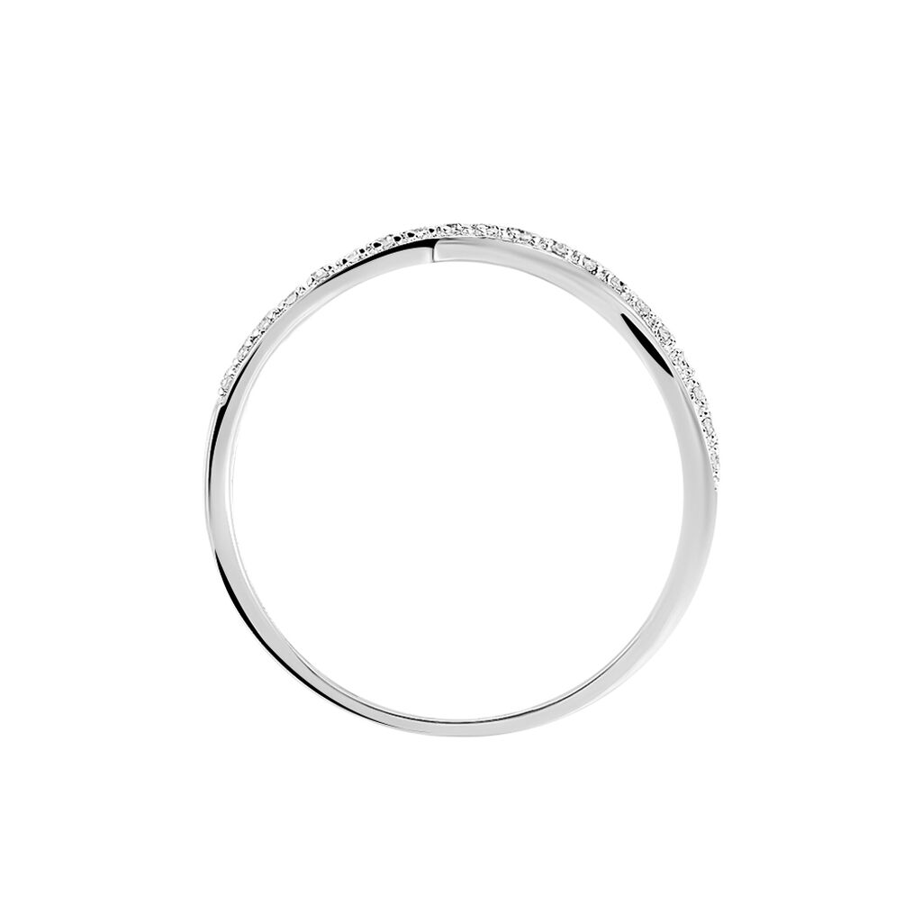 Anello Fascia Sophia Oro Bianco Diamante - Anelli con Pietre Donna | Stroili