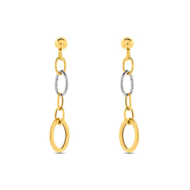 Orecchini Pendenti Beverly Oro Bicolore - Orecchini Pendenti Donna | Stroili