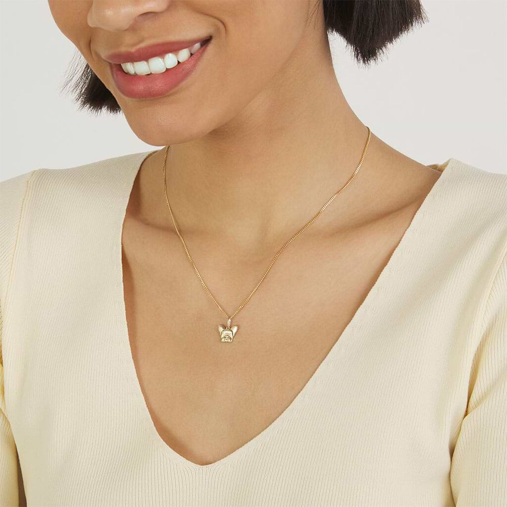 Pendente Poème Oro Giallo