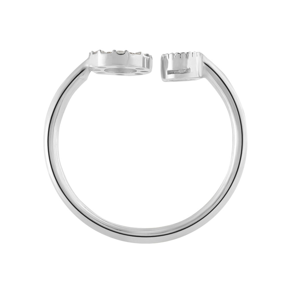 Anello Fantasia Silver Moments Argento Rodiato Cubic Zirconia - Anelli con Pietre Donna | Stroili
