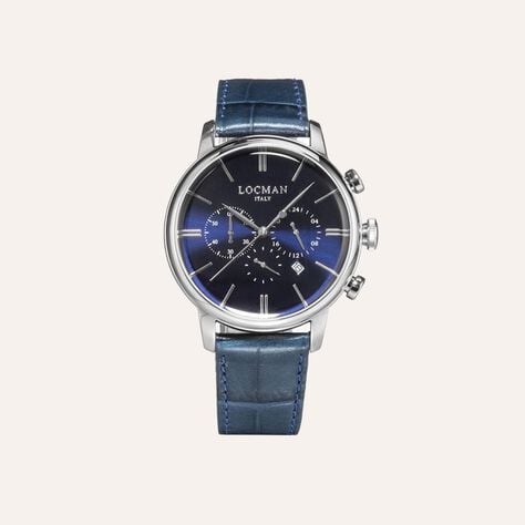 Orologio Al Quarzo Locman 1960 0254a02a-00blnkpb - Orologi con Datario Uomo | Stroili