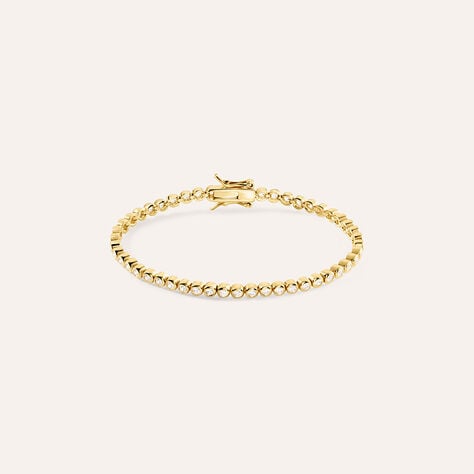 Bracciale Tennis Silver Glow Argento Dorato Cubic Zirconia - Bracciali Tennis Donna | Stroili