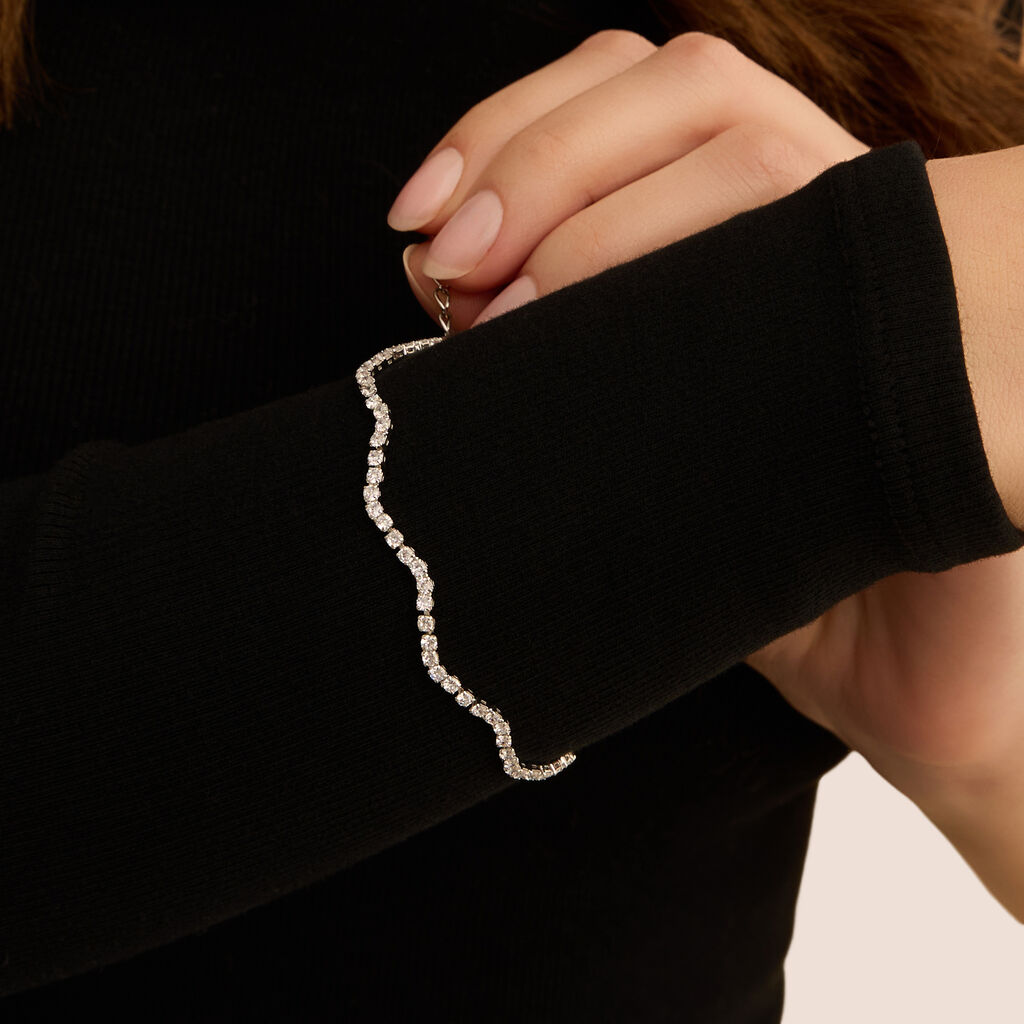 Bracciale Romantic Shine Ottone Cristallo - Bracciali Donna | Stroili